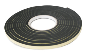 11552 Marine Neoprene Tape ''Hatchseal'', 3m x 19mm x 6mm, black