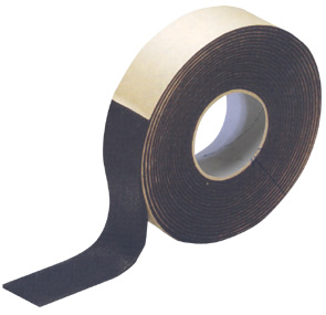 11855 Vinyl Foam Thermal & Sound Insulating Tape, 25mm x 5m, black