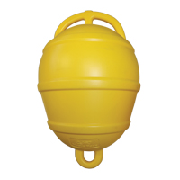 16389 Mooring Buoy, Rigid Plastic, Ext.Ø250mm, Yellow