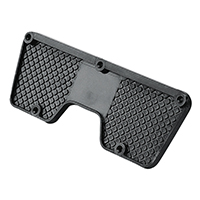 16943 Transom Pad Re-inforced, 250x90mm, Black