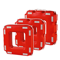 195393 DELFINO Life Float Foamfill. w/Refl. Tape, 8 Persons