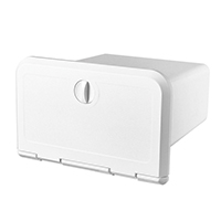 196363 Storage Hatch for VHF/RadioCD, 180x285x255mm , White