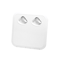 196517 KROME Hatch, White, 370x375mm