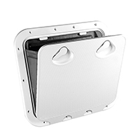 196623 CLASSIC Hatch w/ Storage Bag, White, 463x517mm