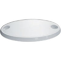 197292 Table Top Oval w/2 Glassholders, 450x760mm, ASA White