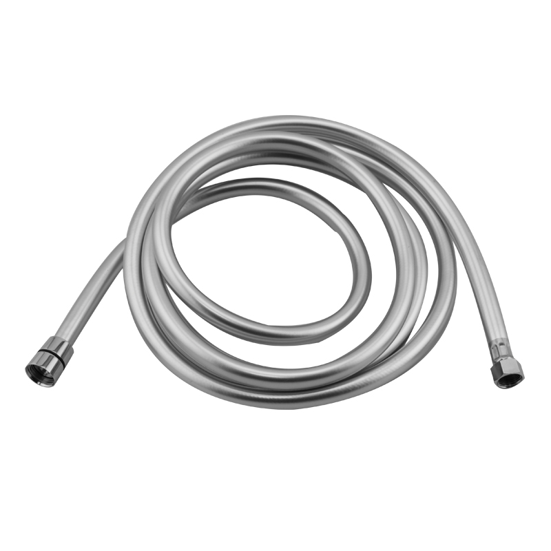 198263 Shower Hose Braid, 1,5m, 1/2''-3/8'' threads, Ø13mm, Silver-Grey