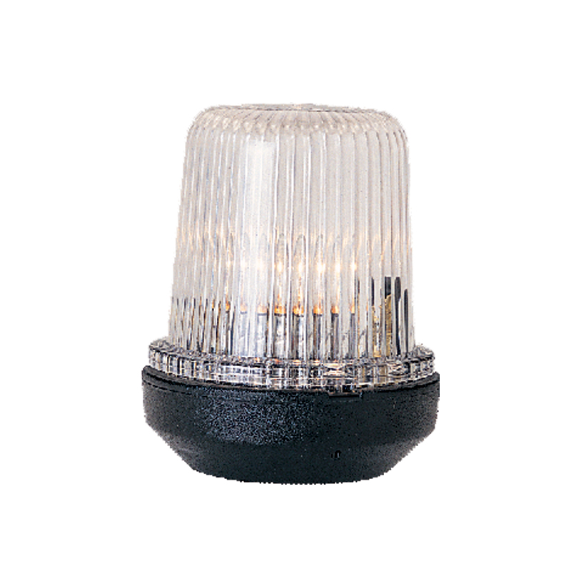 30111 CLASSIC 12 All-round Light, White 360°, with black housing