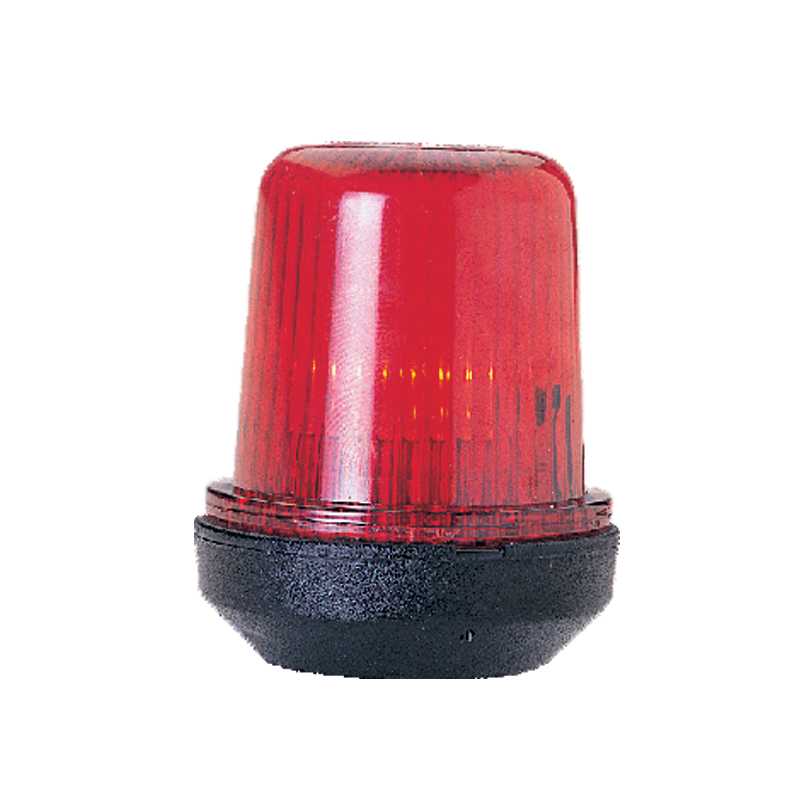 30113 CLASSIC 12 All-round Light, Red 360°, with black housing