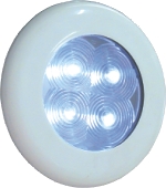 30723 AquaLED Downlight, 1W, 12V/24V, waterproof, white
