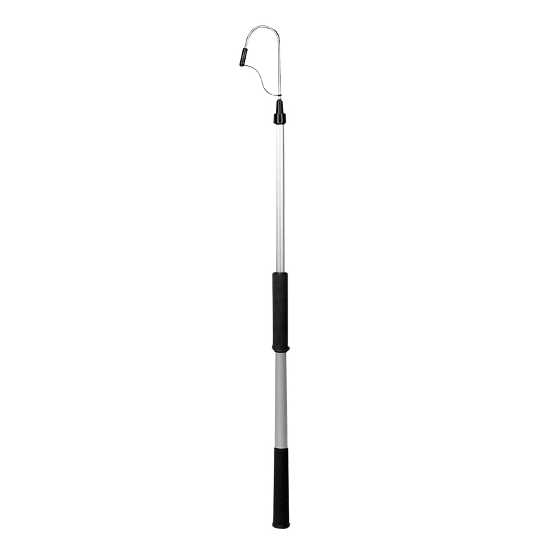 31407 Telescopic Gaff w/ Anod. Alumin. Pole Ø30mm, L.830-1240mm & Inox Hook Ø8mmxW.70mm