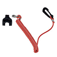35003 Set of Kill Switch Key w/Coil Lanyard for Omc Eng.