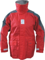 40295 Inshore sailing jacket “ΙΤ”, red-grey, S