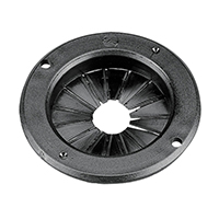 43133 Cable Boot Double w/Screwed Ring, Ø89mm, cut-out Ø59mm, Black