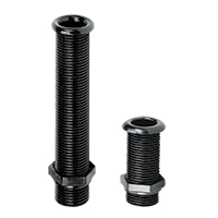 43536 Thru-Hull Stand. Flange, 1'',Int.Ø25mm, L155mm, Grey