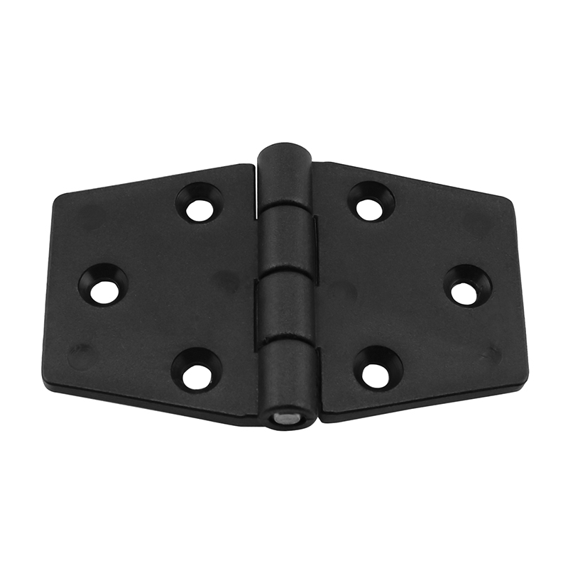 43653 Hinge Polyamide, Hexagonal, 95x60x4.5mm, Black