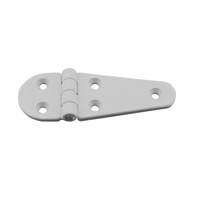 43685 Hinge Polyamide, Semi-Oval, 108x40x4.5mm, White
