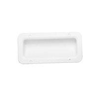 44535 Handle-Sunglasses Holder, Rect.175x85mm, White