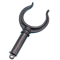 44681 Oarlock, Ø53mm, Polyamide, Black