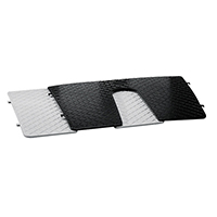 45327 Transom Pad, 450x360mm, w/Cleft, Black