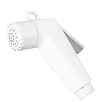 45598 Shower Head, ABS, Short, 1/2''  Thread  w/o Hose, White
