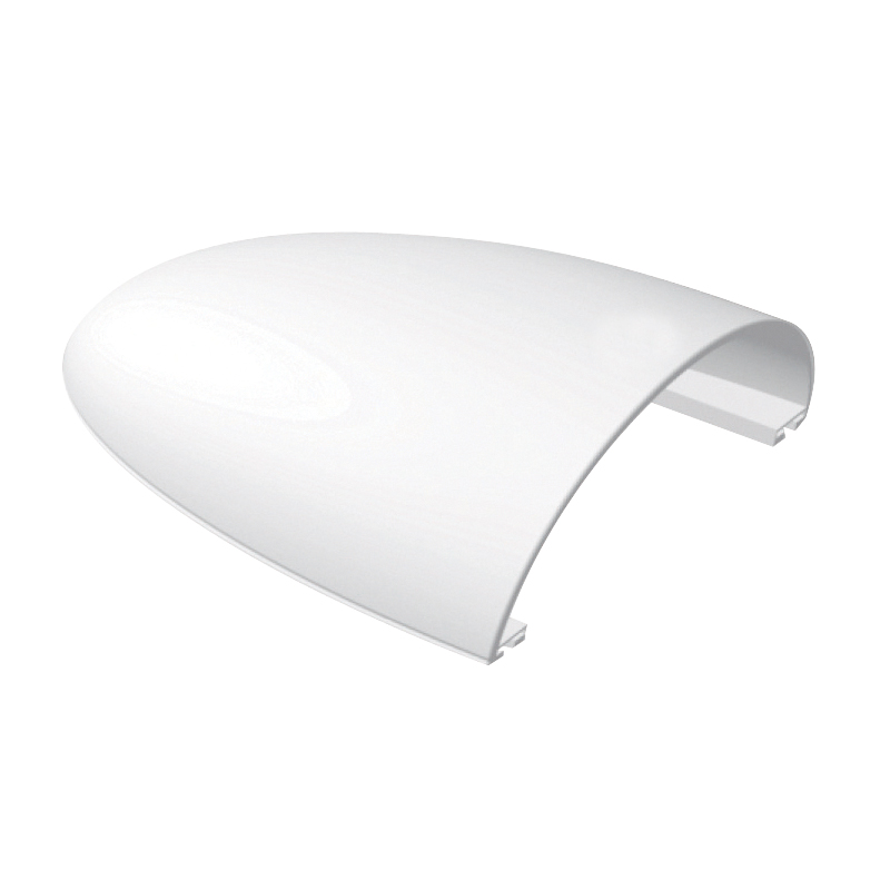 54386 Ventilation Clam Shell Cover, 215x180x70mm, White