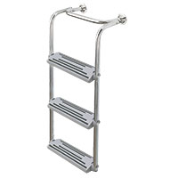 55694 Foldable Bow Ladder, 3 steps, Inox 316, 90⁰- 180⁰, L735xW325mm