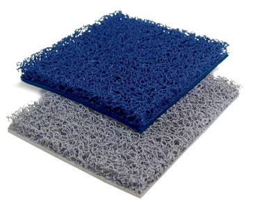 57202 Marine carpet with firm backing, pvc - blue - width: 120cm