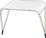 57320 Aluminium Canopy ''Poseidon'', 180x130x110cm, White