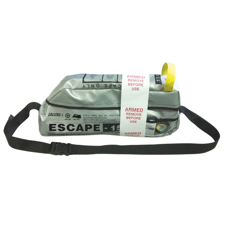 70321 LALIZAS Emergency Evacuation Breathing Device ''ESCAPE-15'', SOLAS/MED-MER