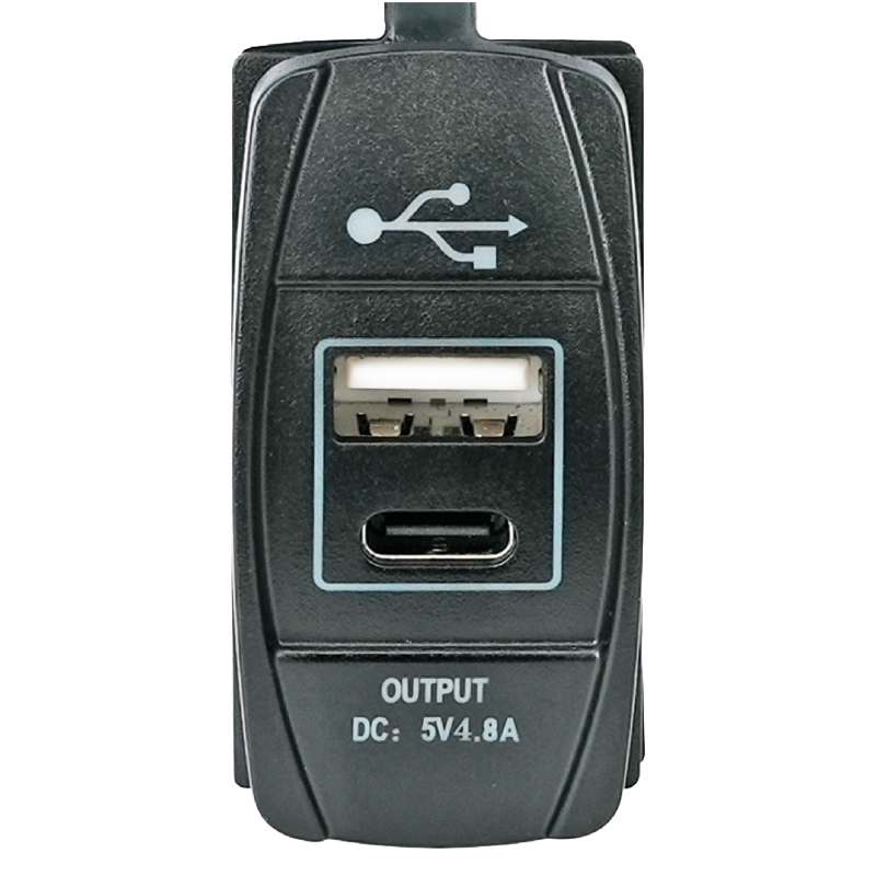 70499 Double Port Current Plug (USB & C)