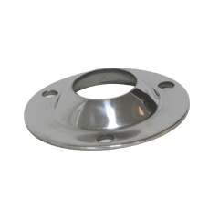 70615 Round Βase 90°, Inox 316, ø25mm, Base ø 57mm