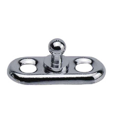 70630 Press stud w/ 2 hole screw base
