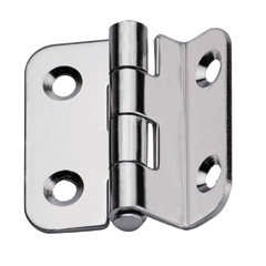 70653 Hinge, Right w/ angle, Inox 316, L 35mm, W35mm, Thickness 2mm
