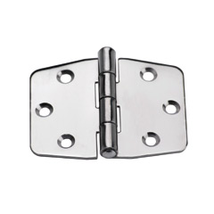 70663 Hinge, Reversed, Inox 316, L 77mm, W40mm, Thickness 2mm