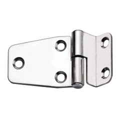 70665 Hinge, Right w/angle, Inox 316, L66mm, W40mm, Thickness 2mm