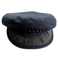 71046 Hydraiiko Cap, handmade, navy blue, large (size 60)