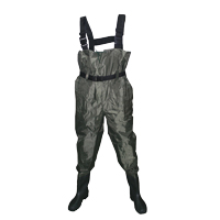 71056 Fishing Waders Green color PVC, Boot size 45