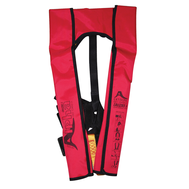 71101 Alpha Infl.Lifejacket, Manual, 170N, ISO,Adult