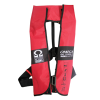 71103 Omega Infl.Lifejacket, Auto, 290N, w/Harness, ISO, Adult