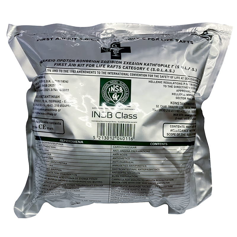 71245 First Aid Kit Category C SOLAS, for Life Rafts