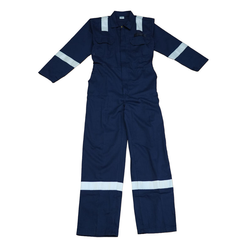 72645 Workwear coverall, navy blue, cotton 200gsm, size Medium