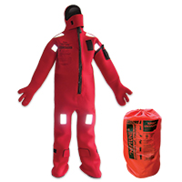 72745 LALIZAS Immersion Suits 'Neptune', SOLAS/MED-MER, Small, Insulated - with neoprene gloves