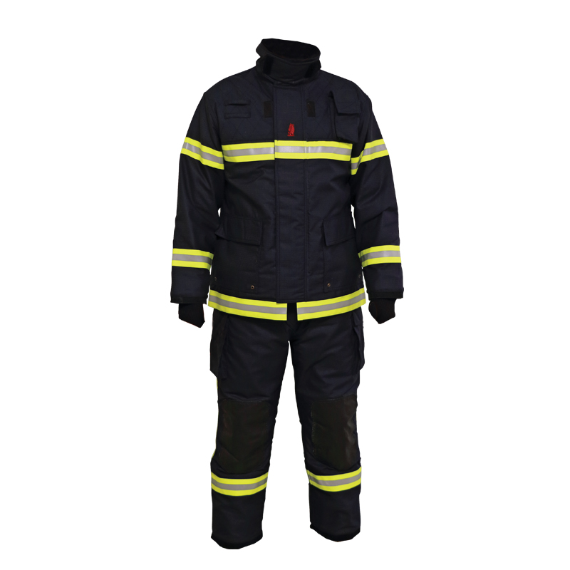 74298 LALIZAS Antipiros Fireman's Jacket & Trousers, Blue, L, SOLAS/MED