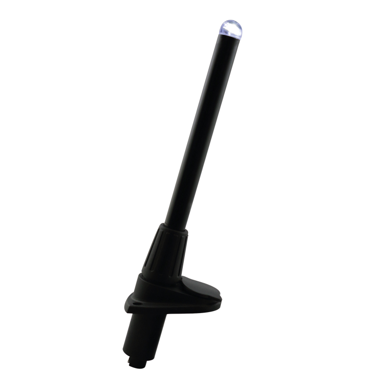 74384 MICRO LED Pole Light, Plug in 25cm, White Light, Black