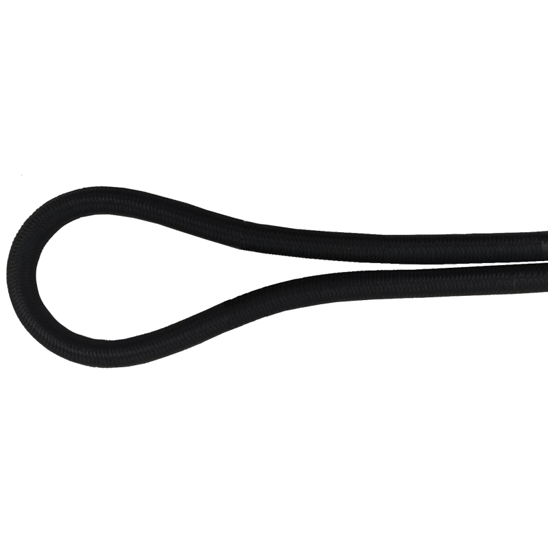 74857 CABO Marine Shock Cord, Ø8mm, w/ Polyester Cover, Black