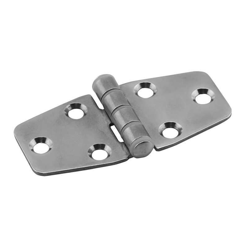 74891 Silent Hinge, Right, Inox 316, L78mm, W37mm, Thickness 1,8mm