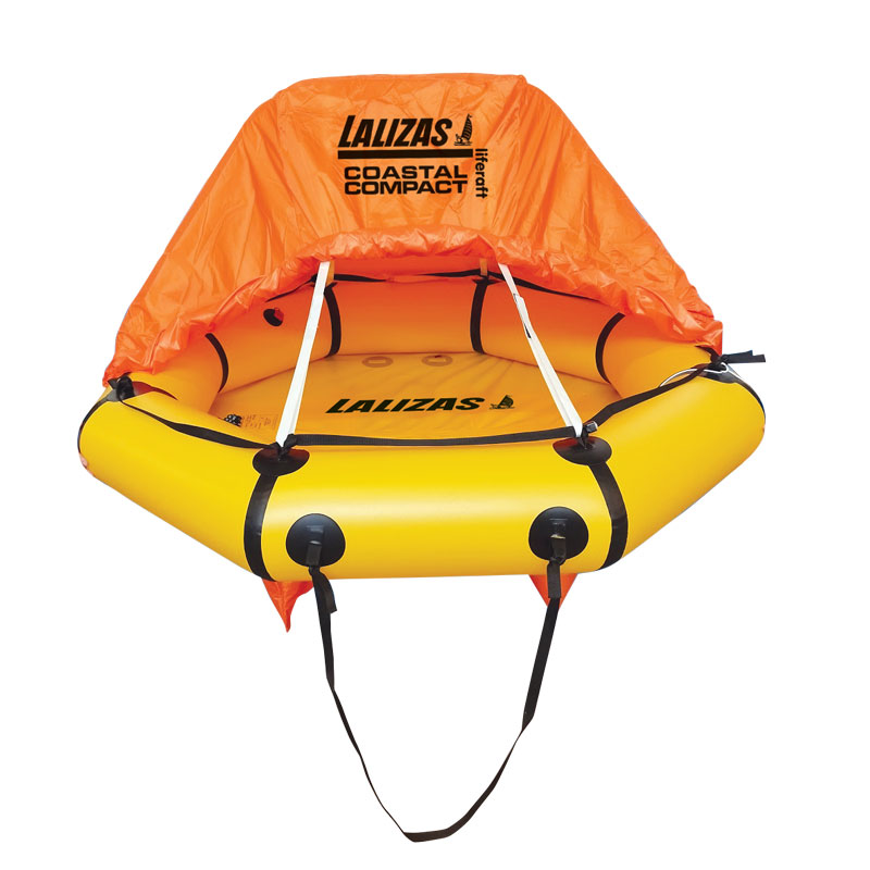 75878 LALIZAS COASTAL COMPACT Liferaft, with canopy, 6prs