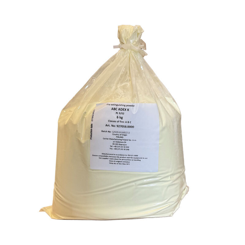 75957 Powder ABC,Adex K,6kg,for LALIZAS Fire Extinguisher Dry Powder 6kg & 12kg, 1pc for 6kg &2pcs for12kg