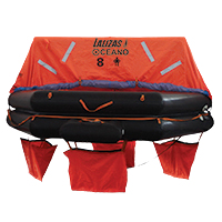 Lalizas 79868 - LALIZAS Liferaft SOLAS OCEANO,MER,TOB Type,8 prs,canister (A)