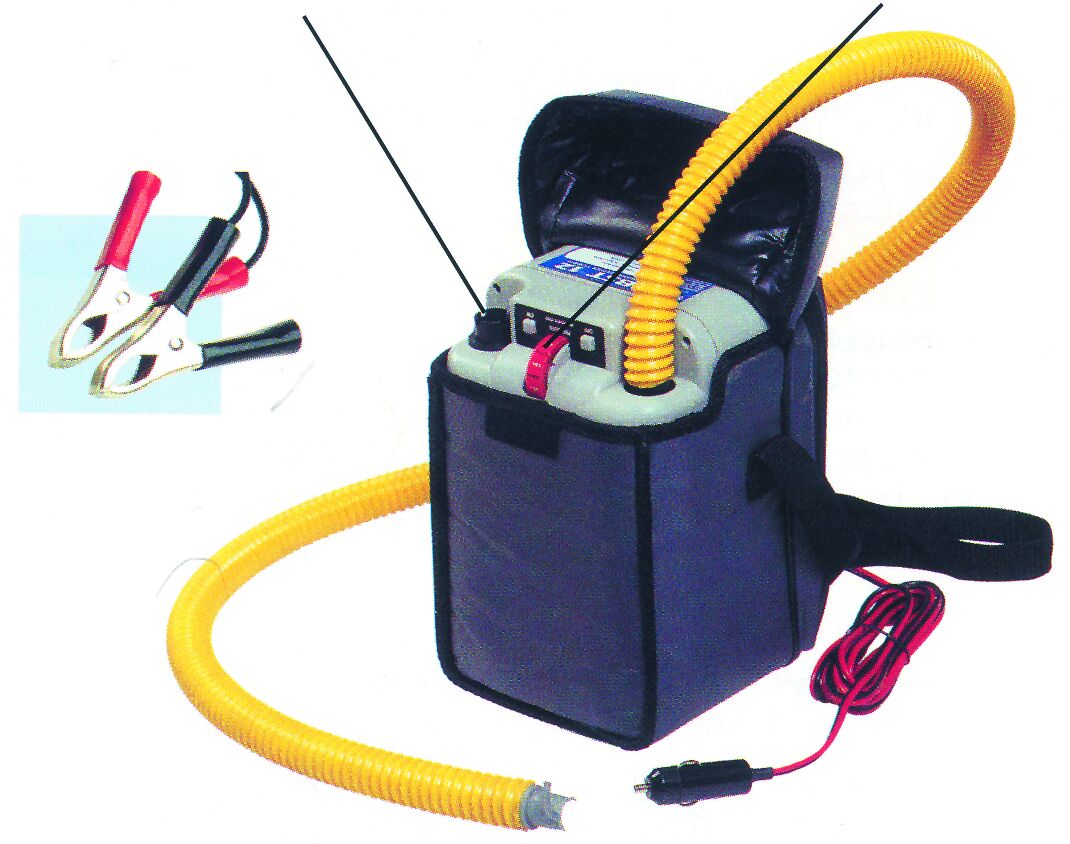 90017 Electric boat inflator, 12V,300 mbar, 450 lt/min